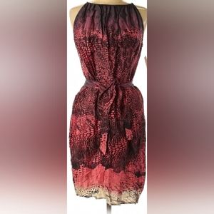 DKNY JEANS Dress Halter Midi Dress